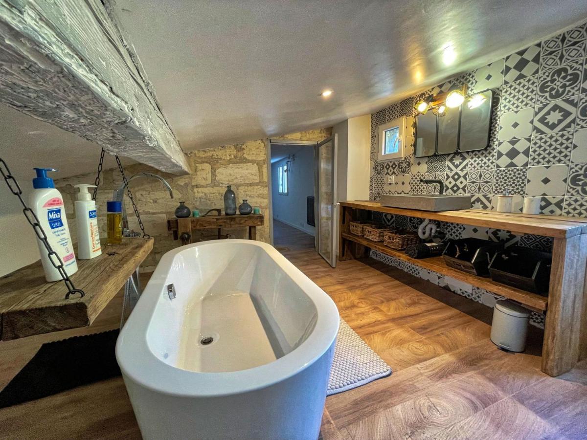The Loft Factory 4 Chambres Vue Garonne + Jardin Lormont Luaran gambar