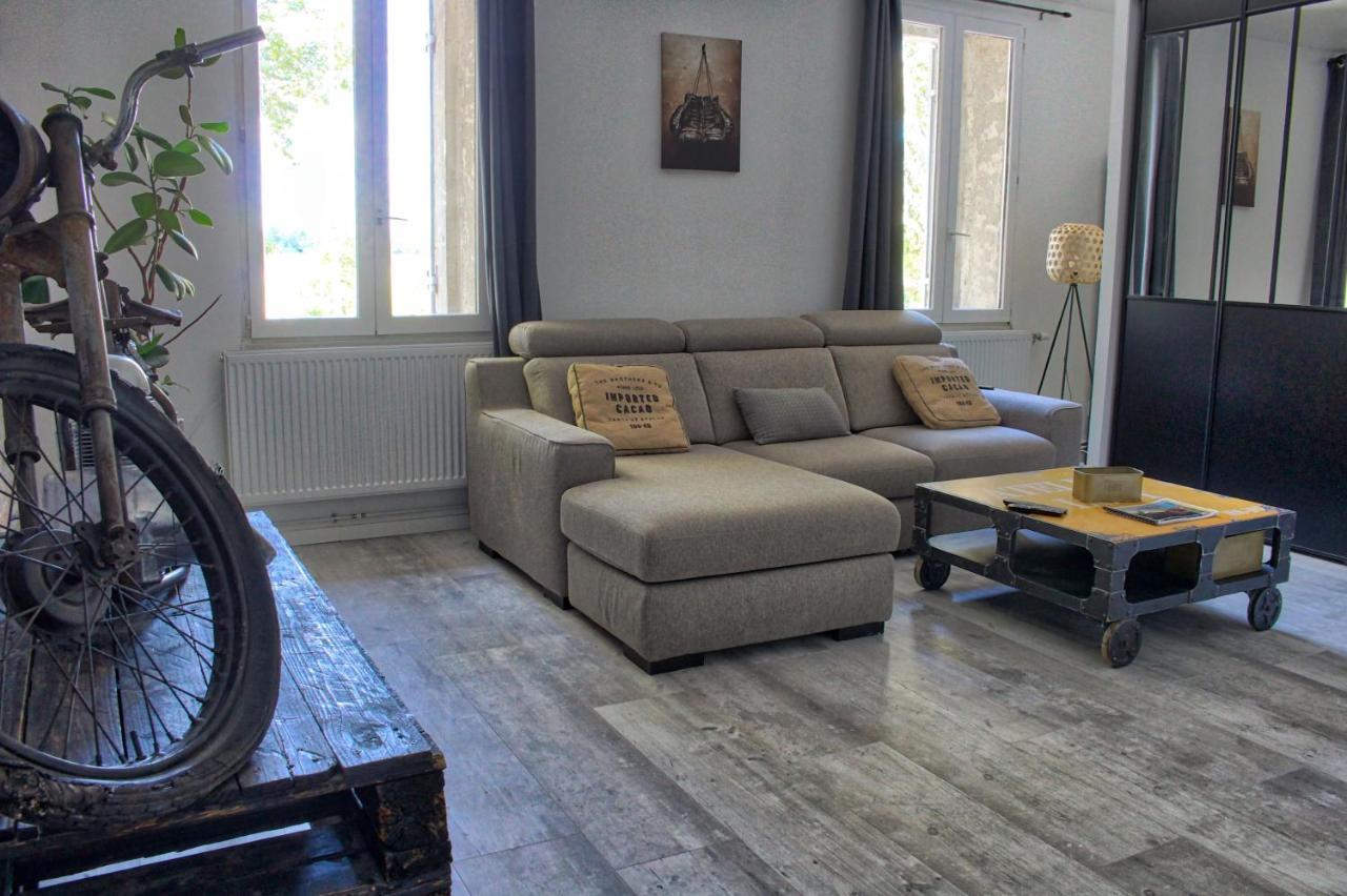 The Loft Factory 4 Chambres Vue Garonne + Jardin Lormont Luaran gambar