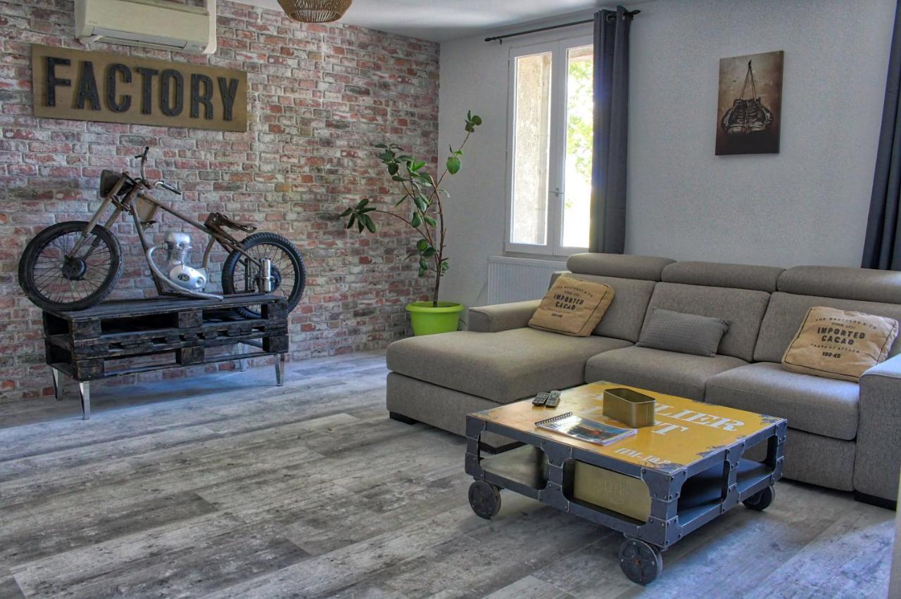 The Loft Factory 4 Chambres Vue Garonne + Jardin Lormont Luaran gambar